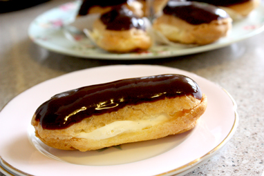 chocolate eclairs recipe